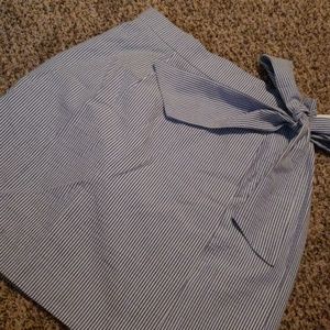 Lauren James Seersucker Skirt